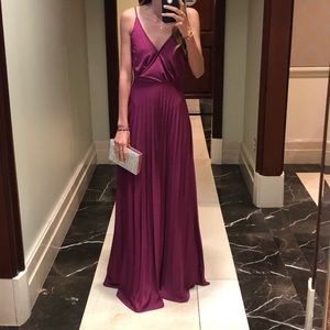 ASOS tall maxi dress in magenta